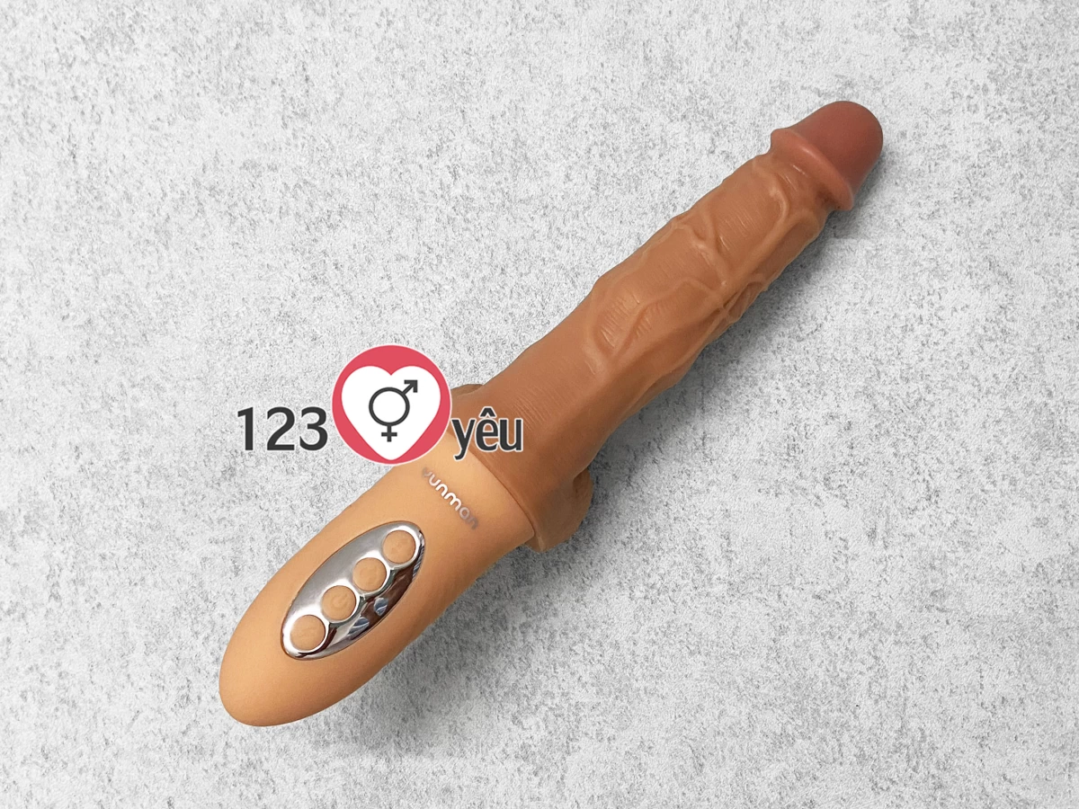 Dương vật giả Intense rung thụt, ph&aacute;t nhiệt 42 độ