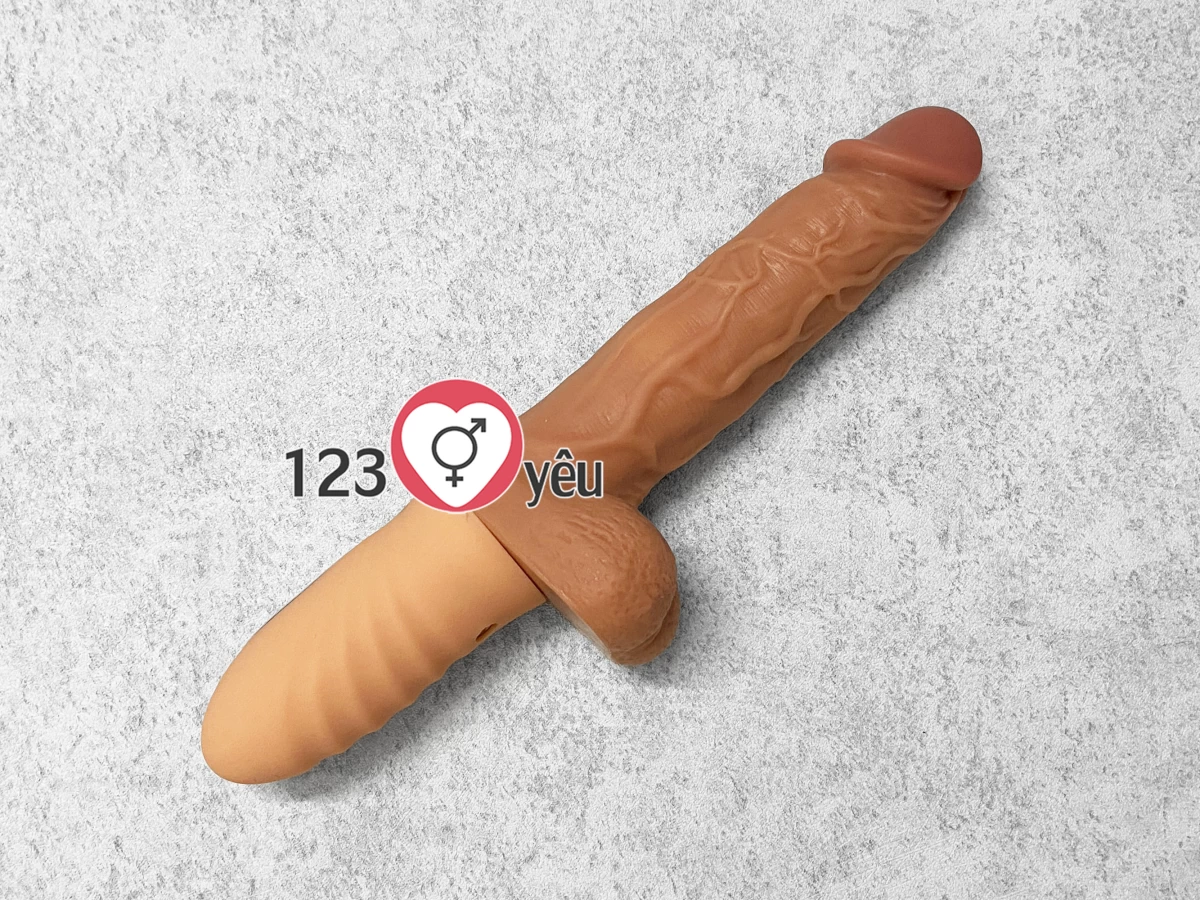 Dương vật giả Intense rung thụt, ph&aacute;t nhiệt 42 độ